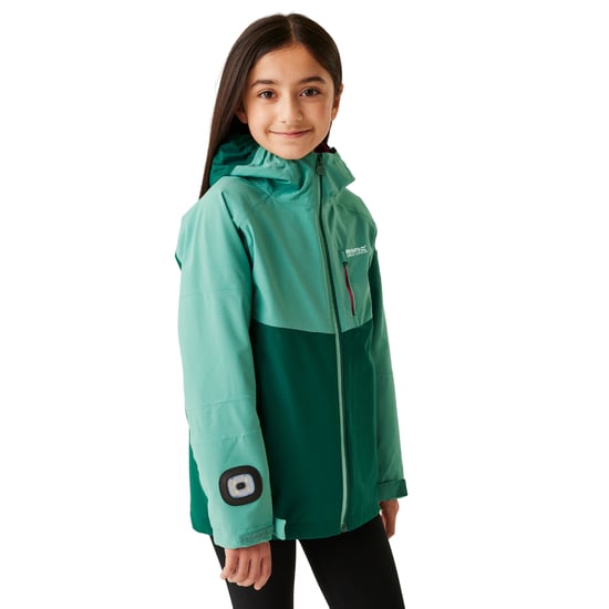 Regatta - "Trekktain" Jacke, wasserfest 3 in 1 für Mädchen (Regenwald/Grün) - Image 3