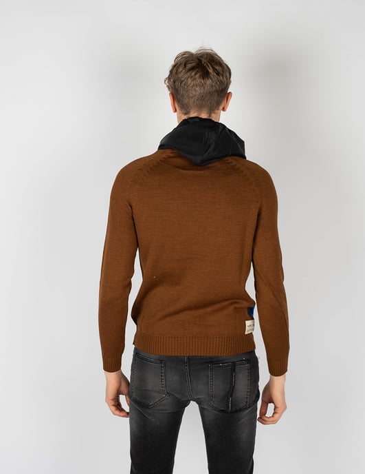 Takeshy Kurosawa Pullover With Hood Herren braun - Image 4
