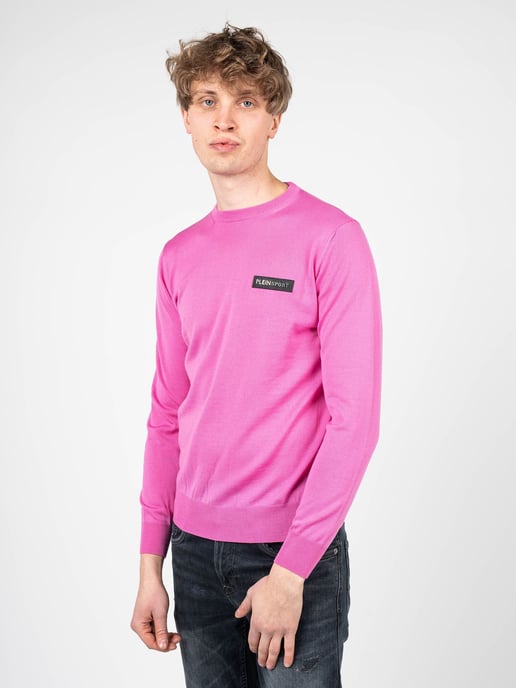 Plein Sport Pullover Merino Herren pink - Image 3