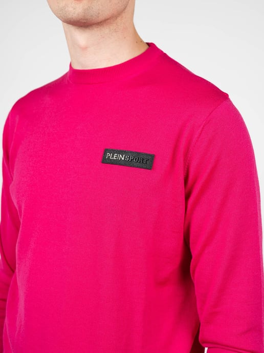 Plein Sport Pullover Merino Herren pink - Image 1