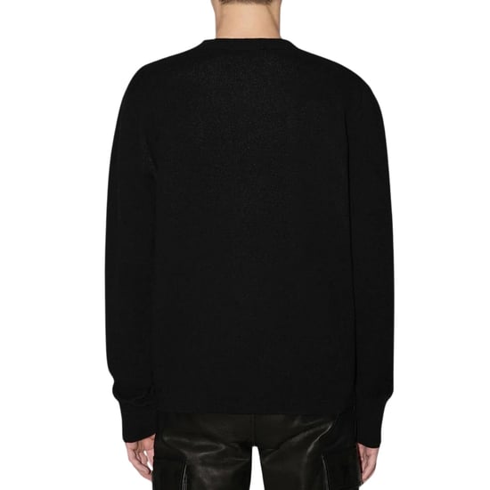 Amiri Crystal Ball Design Schwarzer Strickpullover - Image 2