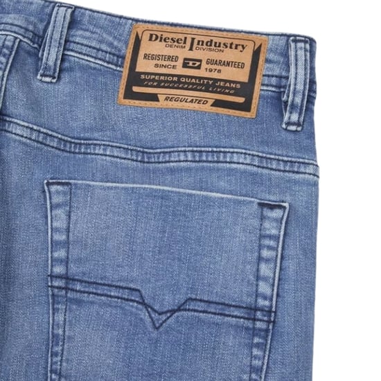 Diesel Safado-X Straight Fit Hellblaue Jeans - Image 4