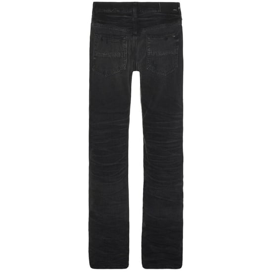 Amiri Stack Straight Fit verblasste schwarze Jeans - Image 2