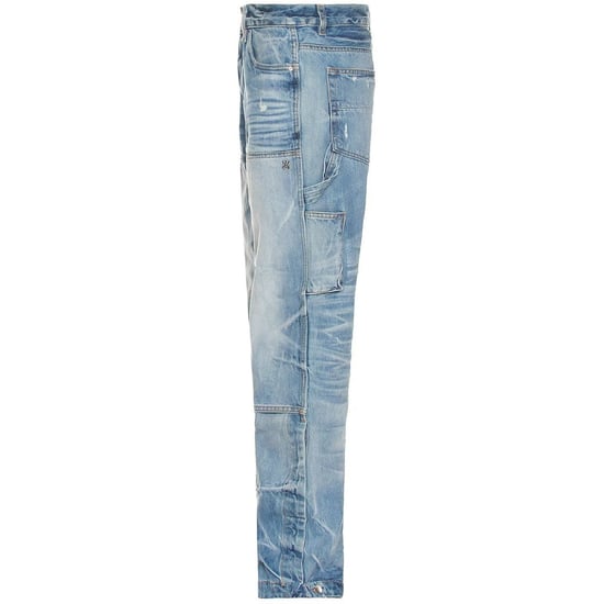 Amiri Straight Fit Carpenter Faded Indigo Blue Jeans - Image 3