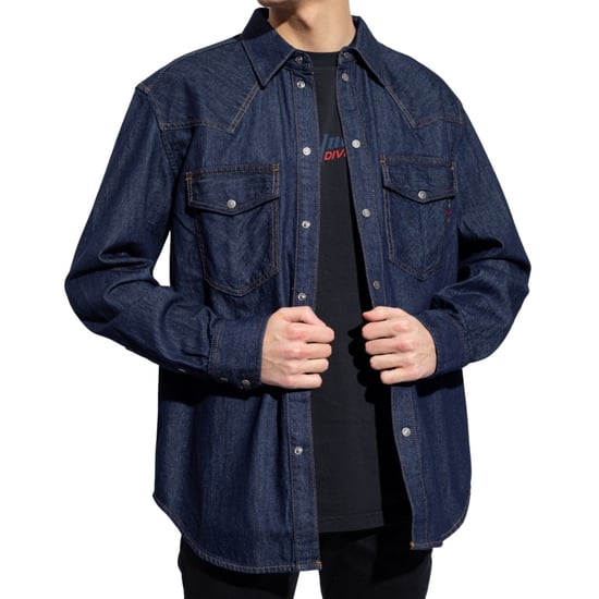 Diesel Dunkelblaues Jeanshemd - Image 3