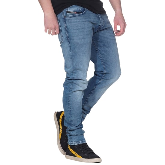 Diesel Tepphar-X Skinny Fit Jeans in schlichtem Blau - Image 3
