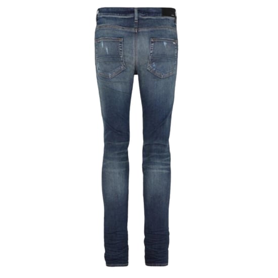 Amiri Slim Fit Slash Deep Classic Blue Denim Jeans - Image 2