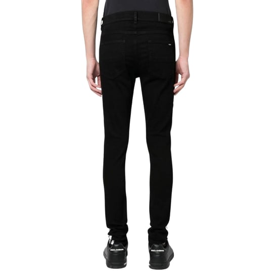 Amiri Slim Fit MA Track Black Od Denim Jeans - Image 2