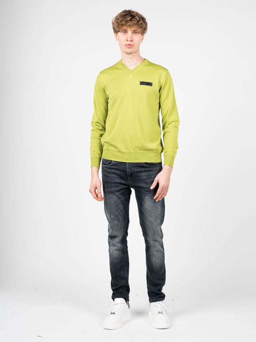 Plein Sport Pullover Merino Herren grün - Image 2