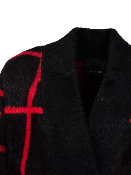 Pinko Strickjacke Extrabrut Damen rot - Image 4