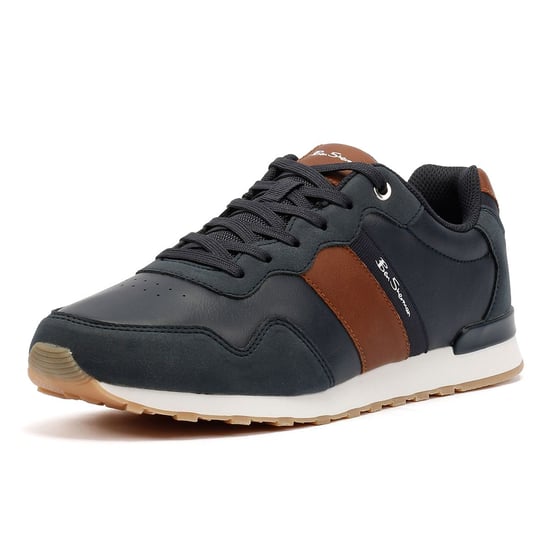 Ben Sherman Owen Retro Herren Braun Sneaker - Image 3