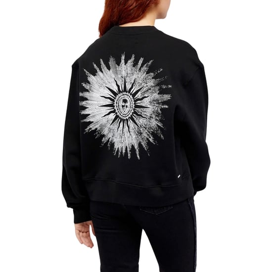 Schwarzes Sweatshirt mit Amiri-Sonnengrafik auf der Rückseite - Image 2