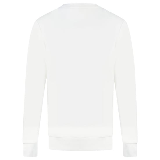 Weißes Diesel-Sweatshirt mit doppeltem Destroyed-Logo - Image 2