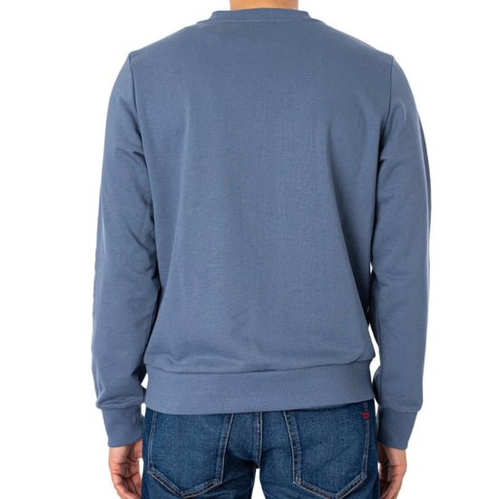 Diesel Distressed Dot Logo Blaues Sweatshirt - Image 2