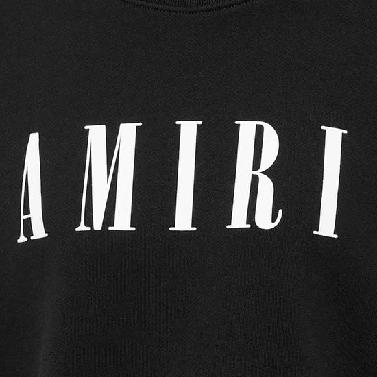 Amiri Bold Core Logo Schwarzes Sweatshirt - Image 3
