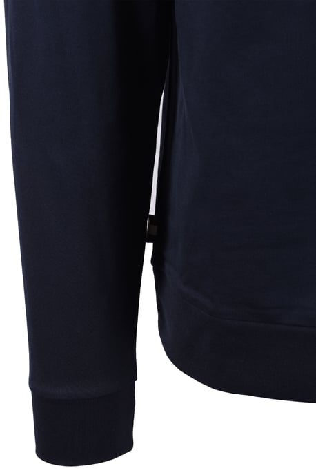 Aquascutum Ikonisches Pocket Rundhals-Sweatshirt Navy - Image 3