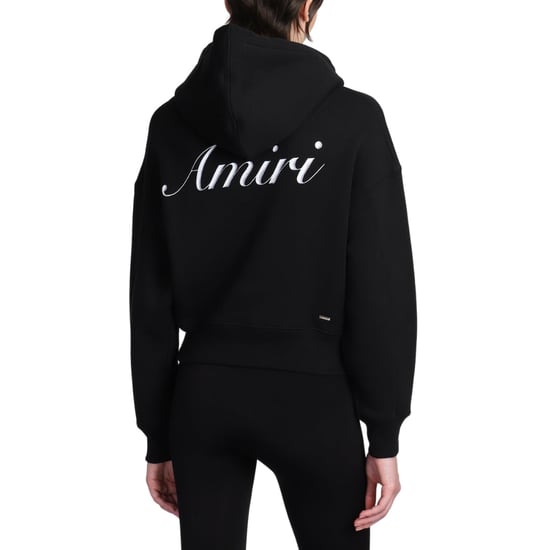 Amiri MA Script Schwarzer Kapuzenpullover - Image 3