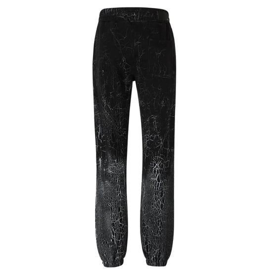 Amiri Cracked Dye Logo Schwarze Jogginghose - Image 2