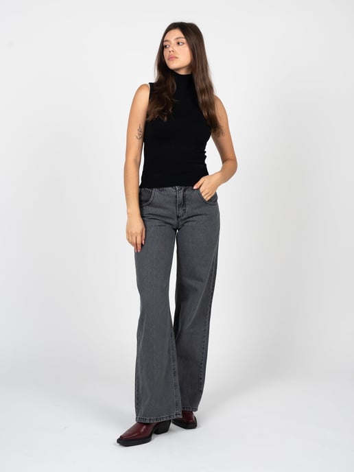La Haine Inside Us Jeans Wide Leg Damen grau - Image 2