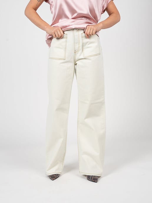 Pinko Hose Forbita Damen weiß - Image 3