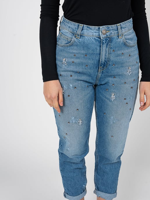 Pinko Hose Maurice Damen blau - Image 4