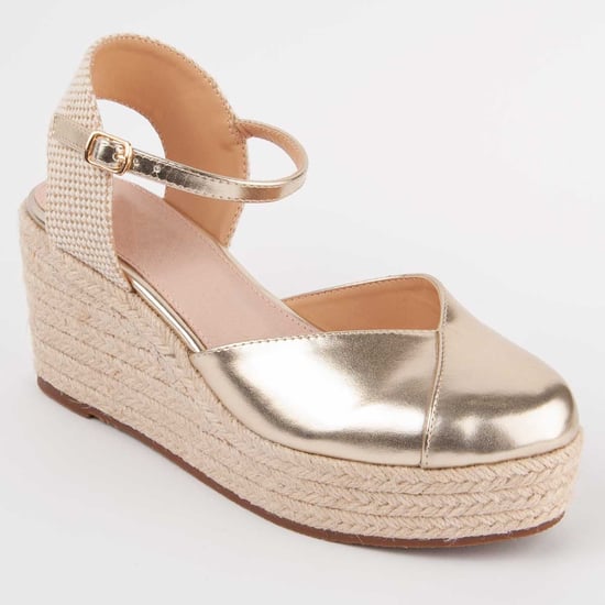 Montevita Espadrille Mit Keilabsatz Balenci3 Gold - Image 2