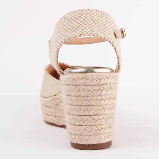 Montevita Espadrille Mit Keilabsatz Balenci3 Gold - Image 5