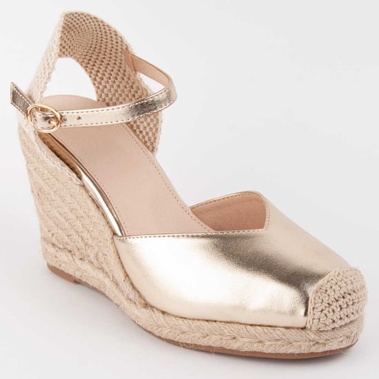 Montevita Espadrille Mit Keilabsatz Balenci4 Gold - Image 2