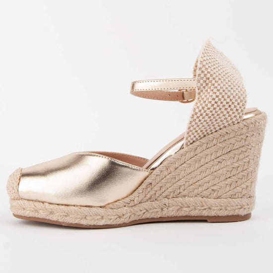 Montevita Espadrille Mit Keilabsatz Balenci4 Gold - Image 4