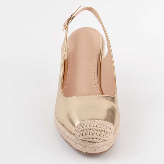 Montevita Espadrille Mit Keilabsatz Balenci5 Gold - Image 3