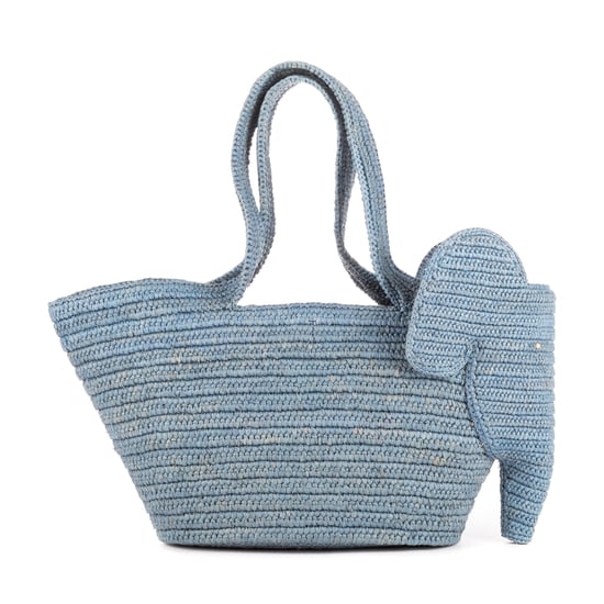 Elephant Raffia Tote Handtasche - Image 4