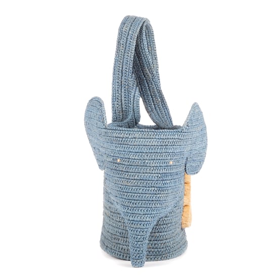 Elephant Raffia Tote Handtasche - Image 5
