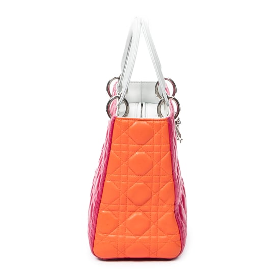 Medium Tricolor Lady Dior Umhängetasche - Image 4