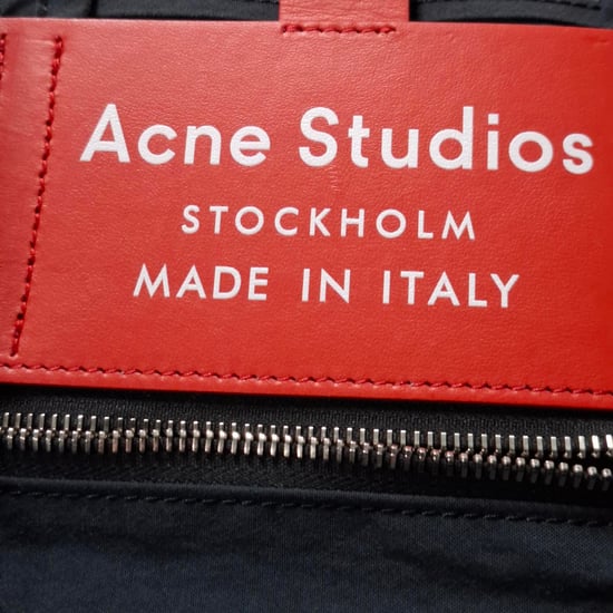 Acne Studios Baker Tote aus schwarzem Baumwollstoff - Image 6