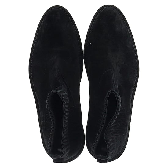 Balenciaga Chelsea-Stiefel aus schwarzem Wildleder - Image 3