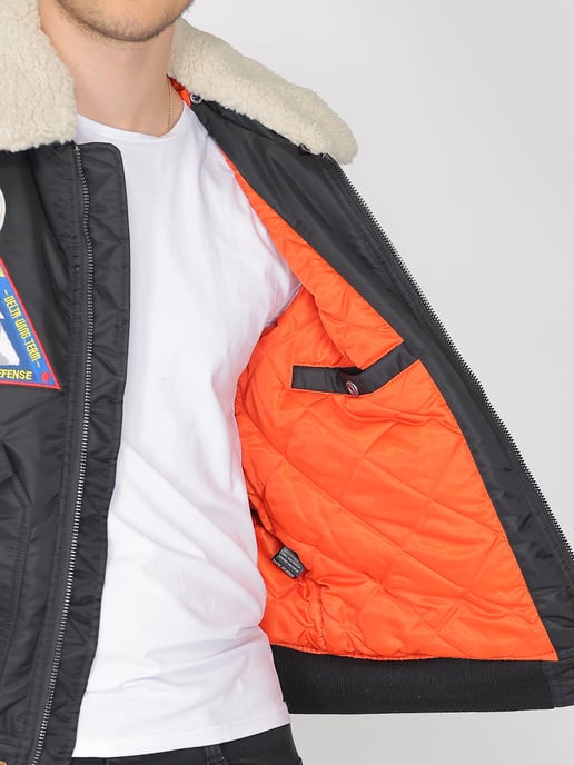 Top Gun Bomberjacke TG23003 mit Kunstfellkragen - Image 5