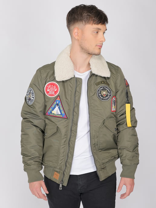 Top Gun Bomberjacke TG23003 mit Kunstfellkragen - Image 2