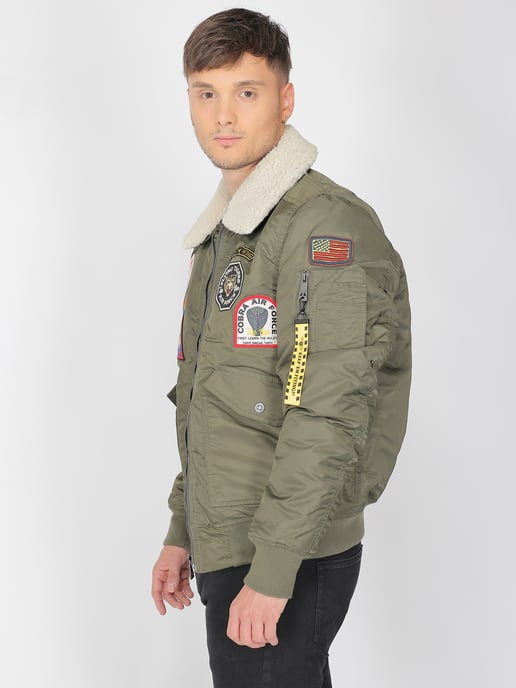 Top Gun Bomberjacke TG23003 mit Kunstfellkragen - Image 3