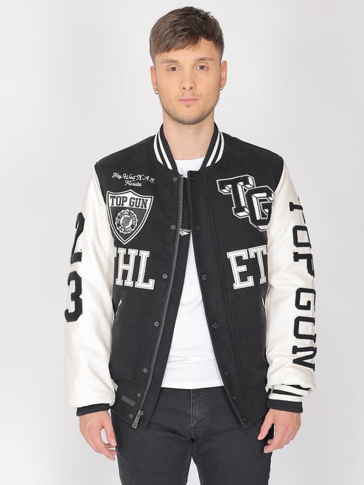 Top Gun College Jacke TG23001 im Materialmix - Image 2