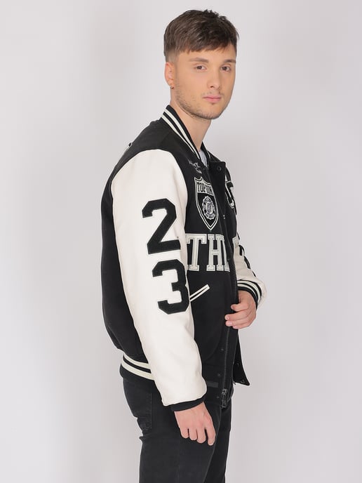 Top Gun College Jacke TG23001 im Materialmix - Image 3