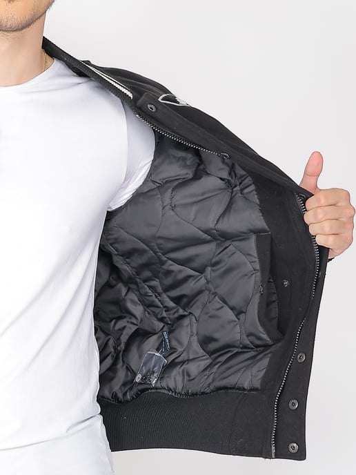 Top Gun College Jacke TG23001 im Materialmix - Image 5