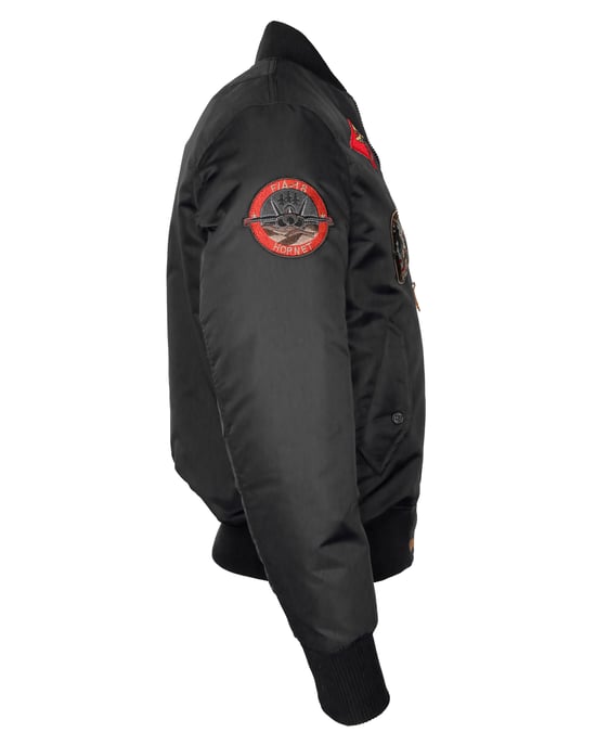Top Gun Bomberjacke im Pilotenstil mit Patches TG20191053 - Image 4