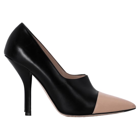 Fendi Spitzpumps aus schwarzem und nude Leder - Image 1