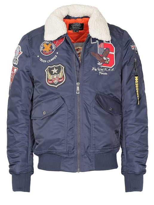 Top Gun Bomberjacke TG23002 mit Kunstfellkragen - Image 1