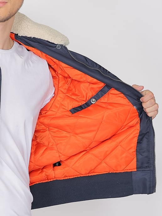 Top Gun Bomberjacke TG23002 mit Kunstfellkragen - Image 5
