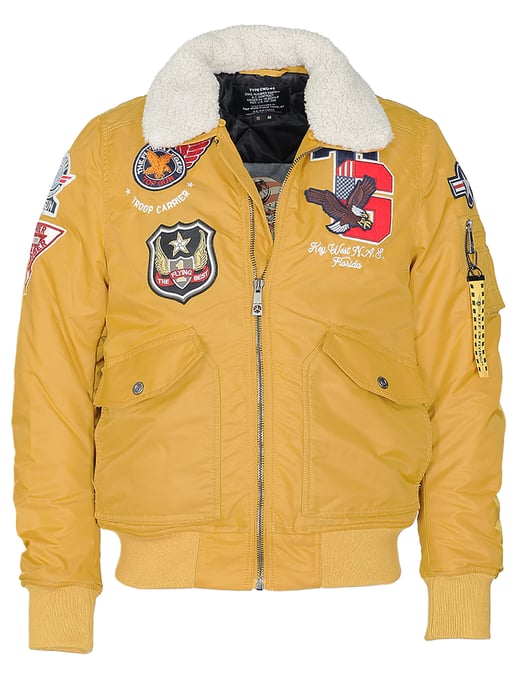 Top Gun Bomberjacke TG23002 mit Kunstfellkragen - Image 1