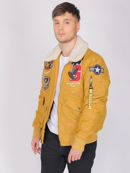 Top Gun Bomberjacke TG23002 mit Kunstfellkragen - Image 3
