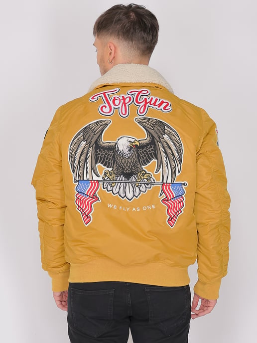 Top Gun Bomberjacke TG23002 mit Kunstfellkragen - Image 4