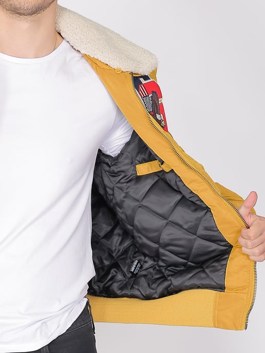 Top Gun Bomberjacke TG23002 mit Kunstfellkragen - Image 5
