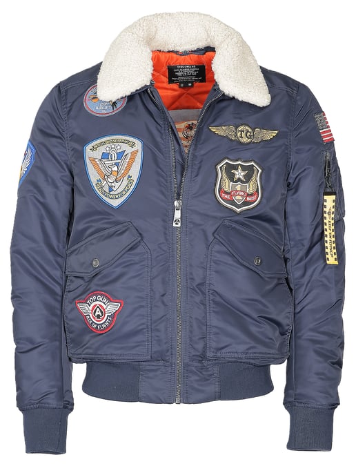 Top Gun Bomberjacke TG23005 mit Kunstfellkragen - Image 1